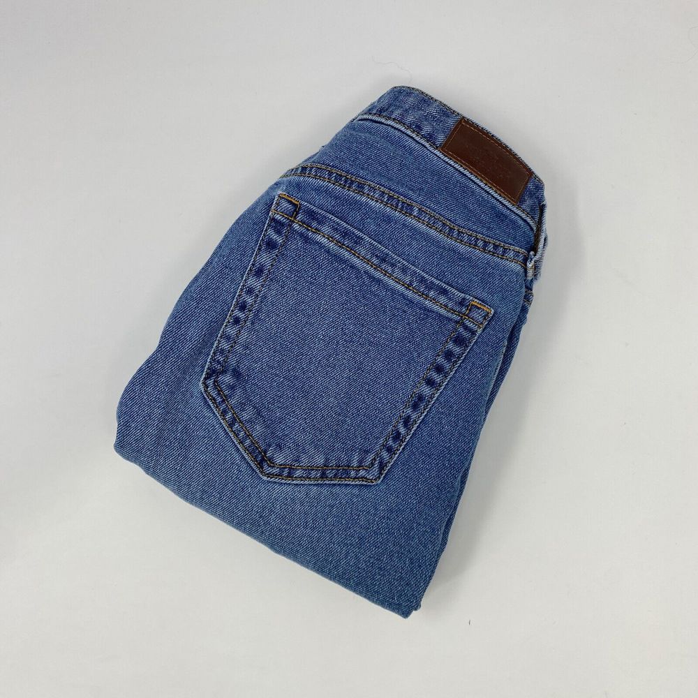 Women's Hollister‎ Ultra Hi-Rise Distressed Mom Jean, Size 3S 26 X 25 - Blue